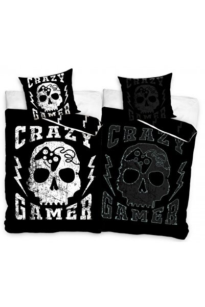 GAMER glow in the dark bedding set 140×200cm, 70x90 cm