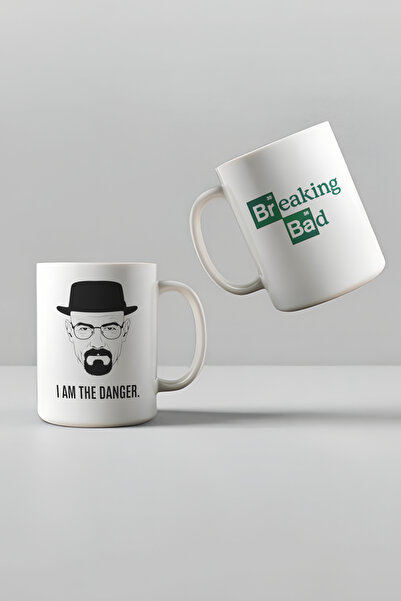 Tuno Design BREAKİNG BAD Tasarımlı Kupa Bardak - 300ML Beyaz Porselen - Walte...