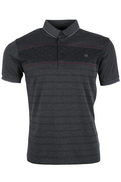 Modarar Men's T-Shirt Polo Neck Regular Fit Patterned Rar01322