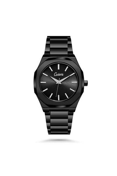 catera Men's all-weather watch in black steel