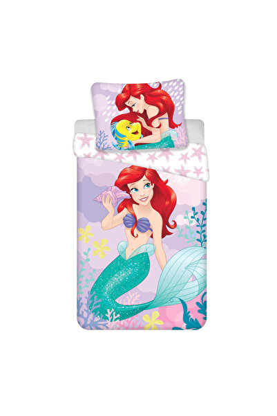 PRİNCESS Set de lenjerie de pat Disney Ariel roz 140×200cm, 70×90 cm