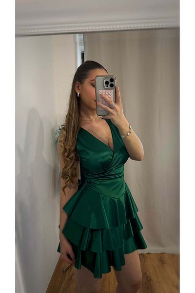 SEENERS.RO Fairy Green Dress