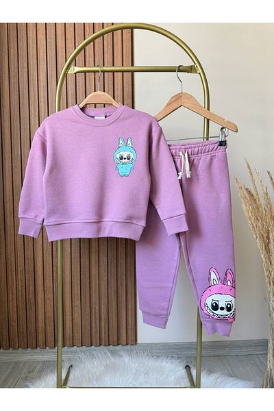 Alvadonna Labubu Girl's Bottom Top Set