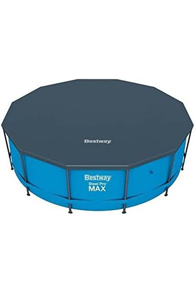 BESTWAY Above Ground Pool Cover | Waterproof Swimming Pool Cover for Round Pools, Multiple Sizes