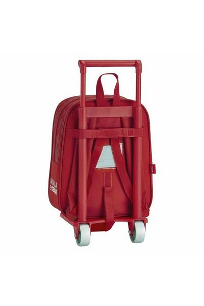 Real Sporting de Gijón School Rucksack with Wheels 805 Real Sporting de Gijón 611972280 Red