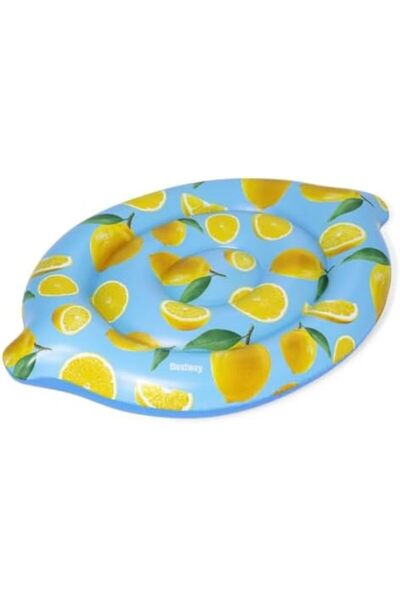 BESTWAY 69" x 48"/1.76m x 1.22m Scentsational Lemon Pool Float