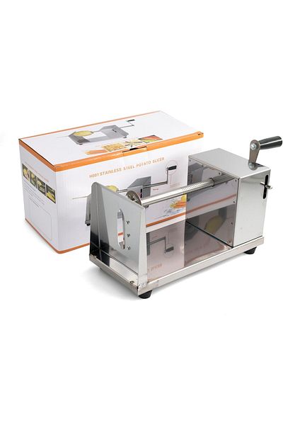Türkiye Manual Potato Twister Machine Slicer Spiral Cutter Potatoes Fruit Vegetable Stainless Steel Sl