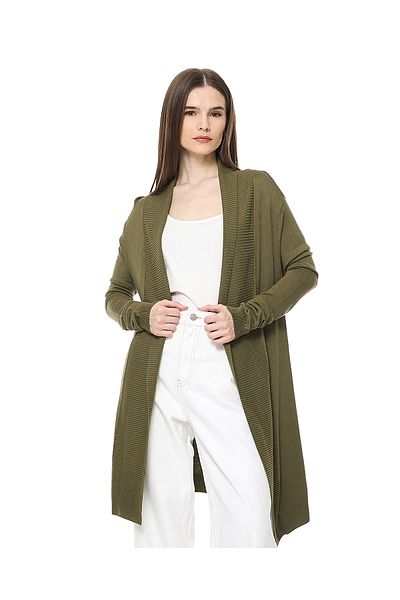 R&B Solid Knitted Shrug