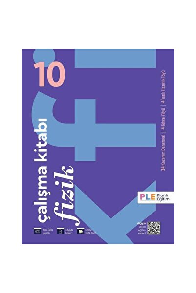 Birey Yayınları PLE - 10.Sınıf - Çalışma Kitabı - Kazanım Denemeleri - Fizik