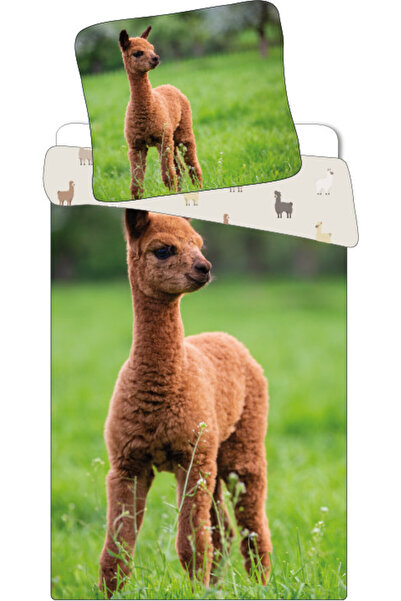 Animals Llama bedding cover 140×200cm, 70×90 cm