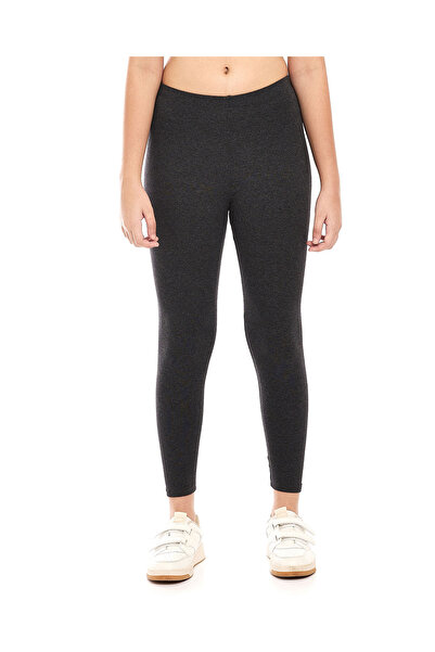 R&B Solid Leggings With Elastic Waist