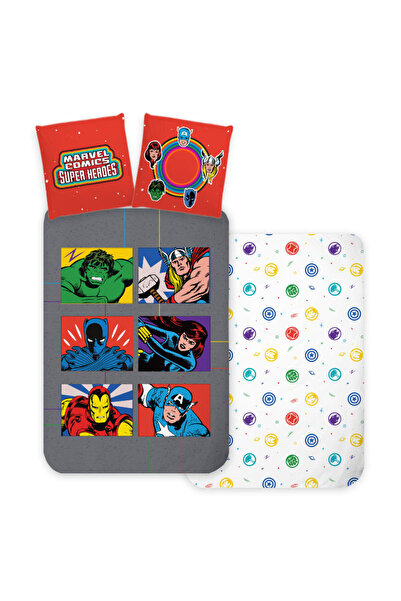 AVENGERS Symbols bedding set 140×200cm, 70×90 cm
