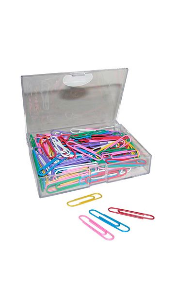 Generic Paper Clips – 12 mm (0.47 in), PVC Coated