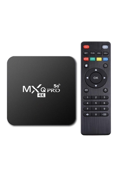 TECHSTAR Mini PC TV Box Techstar® MXQ PRO, UltraHD 4K, procesor Quad-Core pe 64 de biți. 8 GB RAM, 128 GB ROM, conexiune wireless 5G.