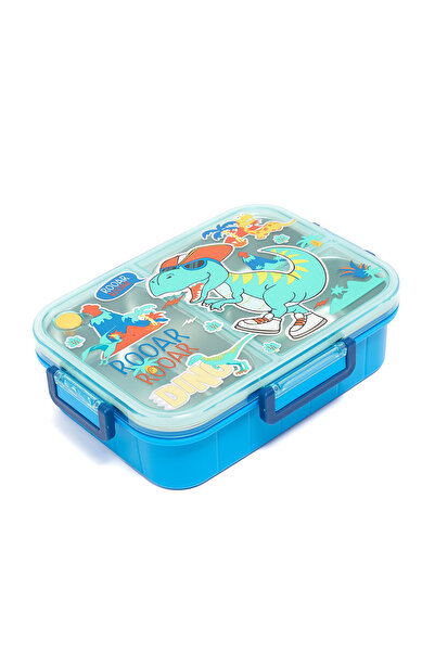 R&B Dino Print Bento Lunch Box