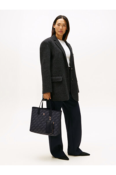 Tommy Hilfiger حقيبة تومي هيلفيغر النسائية السوداء الأيقونية