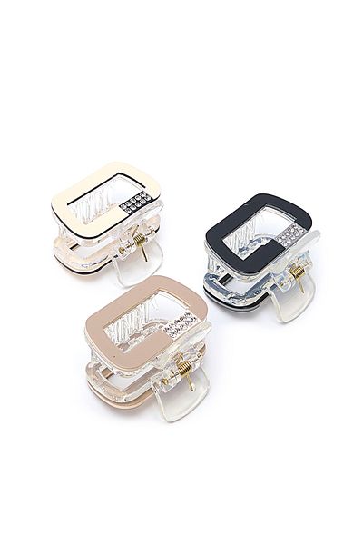 R&B Pack of 3 Claw Clips