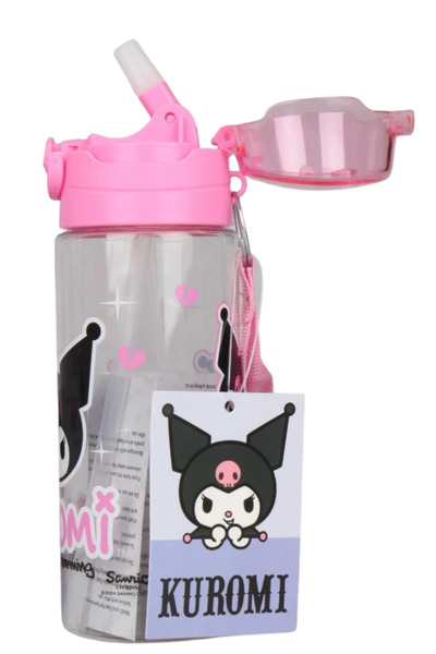 Bliss Licensed Kuromi Water Bottle & Water Bottle Durable and Functional Design Ideal for School and Sports Use