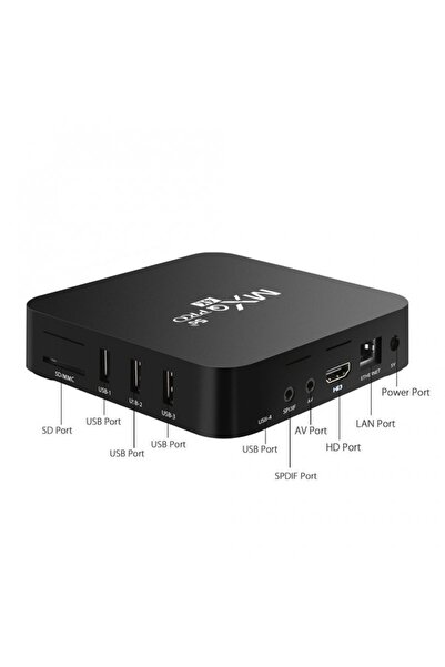 TECHSTAR Mini PC TV Box Techstar® MXQ PRO, UltraHD 4K, procesor Quad-Core pe 64 de biți, 4 GB RAM, 512 GB ROM, wireless 5G, Eth
