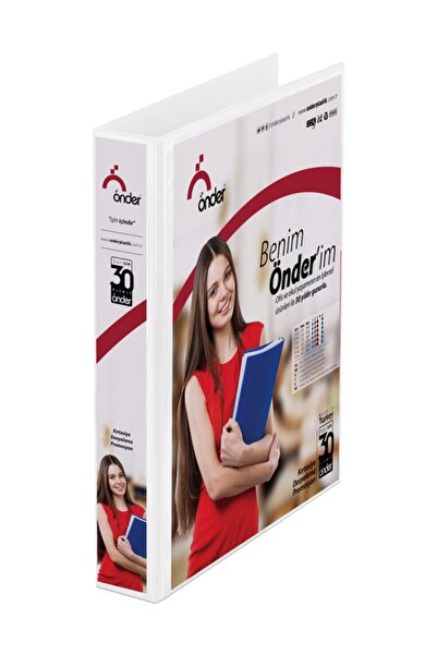 Önder Φάκελος παρουσίασης Önder 2 δακτύλιοι 70 mm A4 Λευκό 2007-5