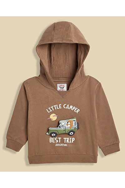 R&B هودي مطرز بأكمام طويلة