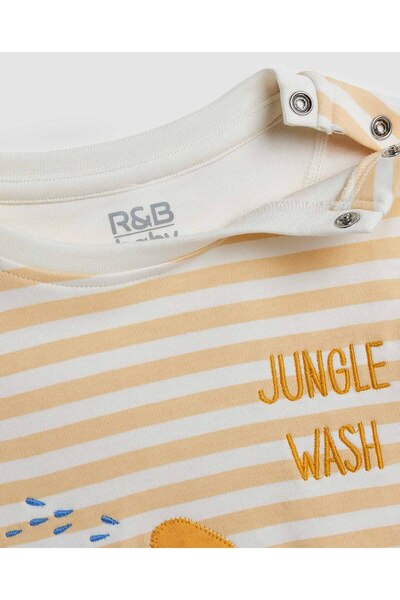 R&B Embroidered T-Shirt and Shorts Set