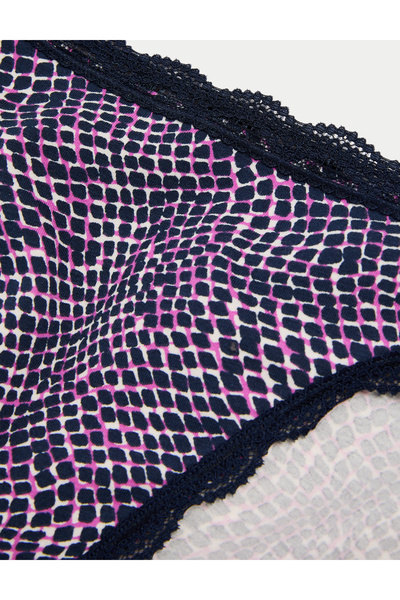 Marks & Spencer 3'lü Dantel Detaylı High Leg Külot Seti