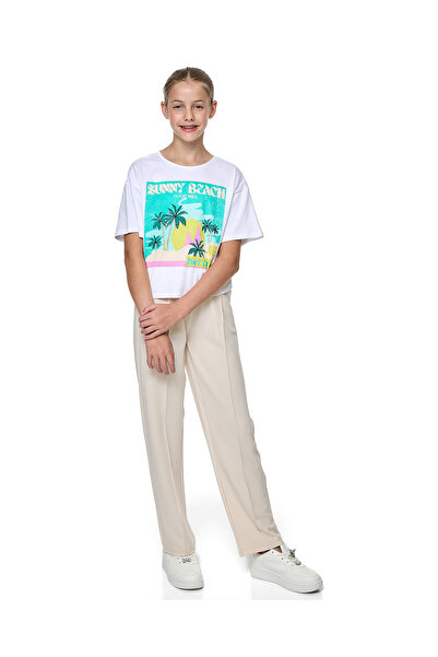 R&B Graphic T-Shirt with Crew Neck and Short Sleeves