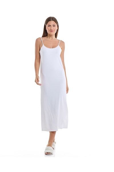 R&B Solid Night Slip Dress