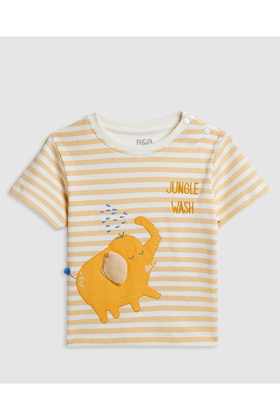 R&B Embroidered T-Shirt and Shorts Set