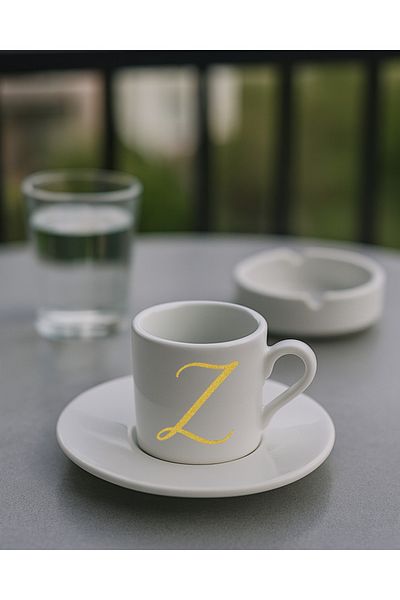 TREND YANKI Letter Printed T. Coffee Cup