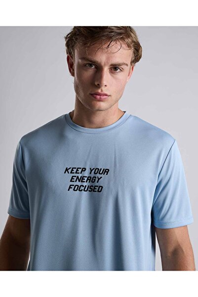 R&B تي شيرت رياضي مطبوع بأكمام قصيرة