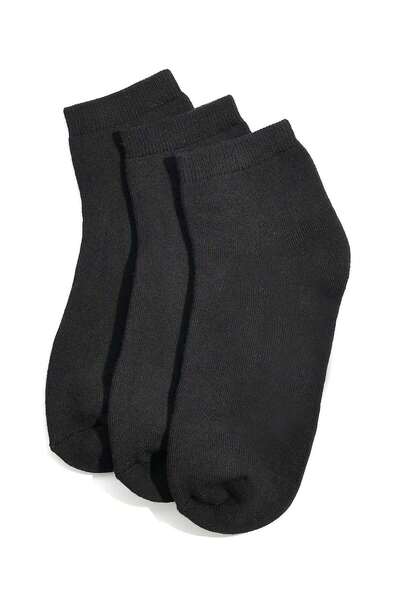 R&B Pack of 3 Solid Ankle Socks
