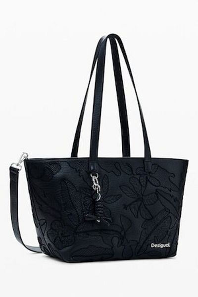 Desigual , Shopper Bag Leather Jolie Cahuit, Black