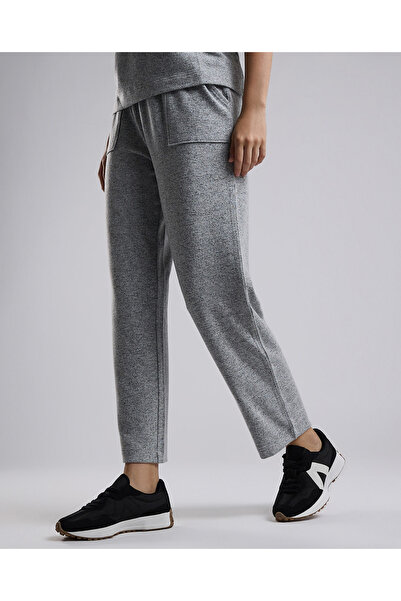 R&B Ribbed Lounge Pants with Drawstring Waist