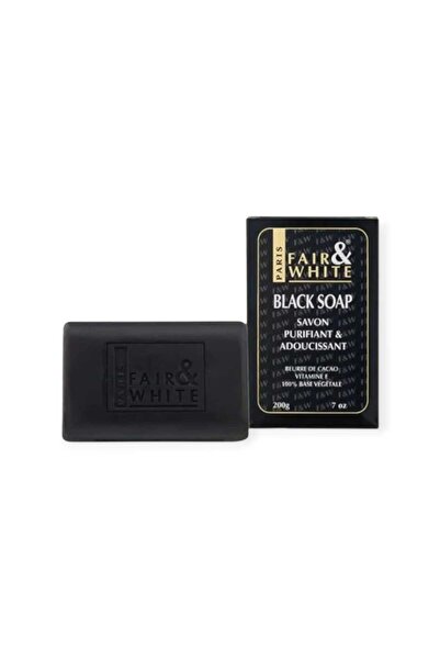 Fair & White Fair & White Black Soap - Purifying and Softening the Skin 200g