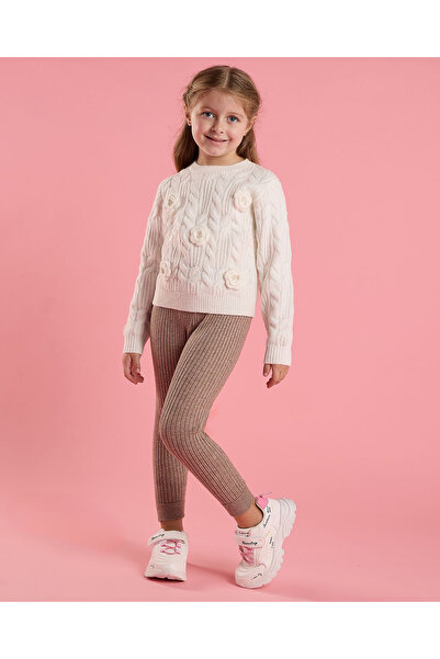 R&B طماق مضلع مع خصر مطاطي