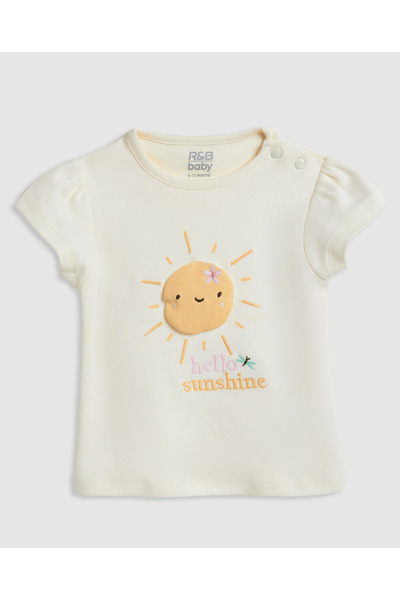 R&B Embroidered Top and Shorts Set