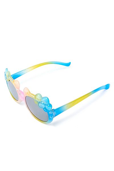 R&B Appliqued Round Sunglasses