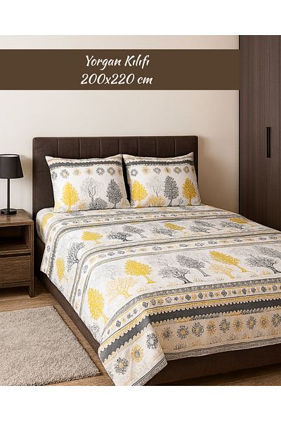 MixCotten Home Patterned Duvet Cover Double Zippered 200*220 cm