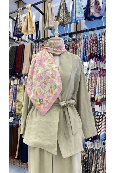 KUQOS Eșarfă cu flori de vară