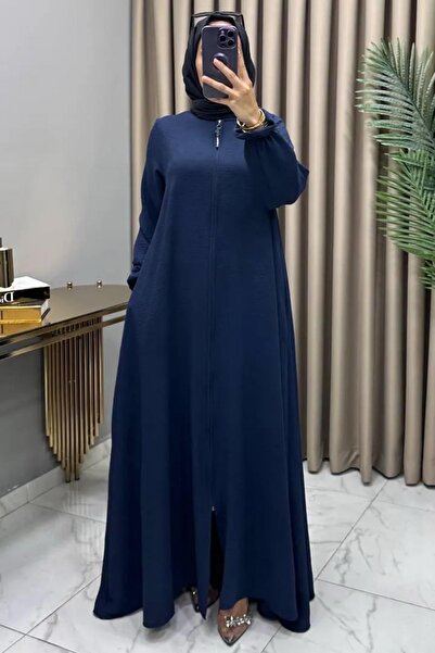 Generic Brand Hande Ferace Imported Ayrobin Fabric Women's Navy Blue Mevlana ...