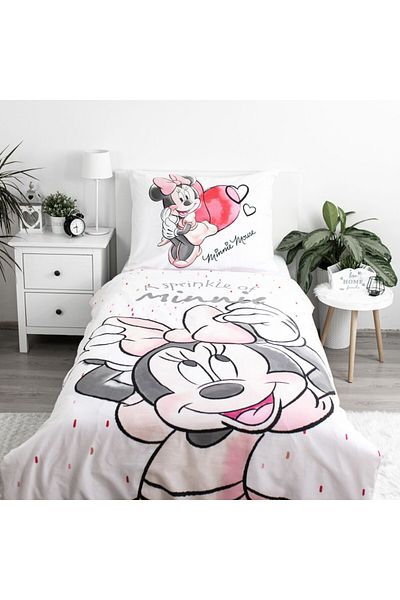 Minnie Mouse Disney Minnie White bedding set 140×200cm, 70×90 cm