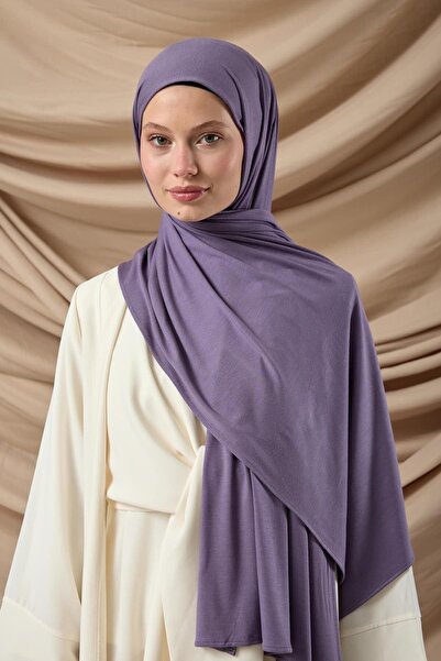 Silk Home Premium χτενισμένο βαμβακερό σάλι 65002-18 Plum