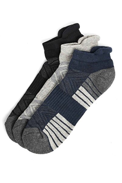 R&B 3 Pack Sports Ankle Socks