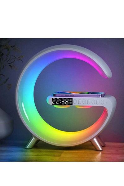 Generic Wireless charger and speaker together, a digital clock and a 15-watt digital light