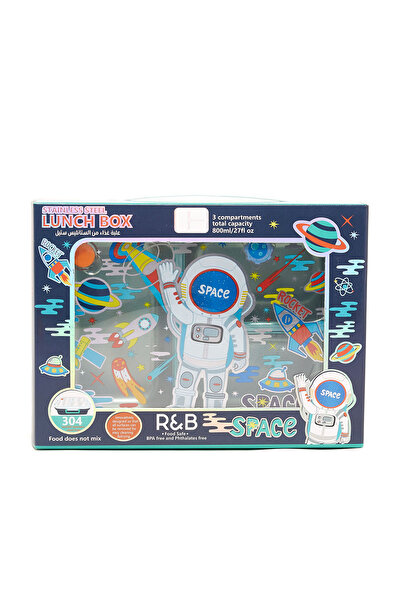 R&B Space Print Bento Lunch Box