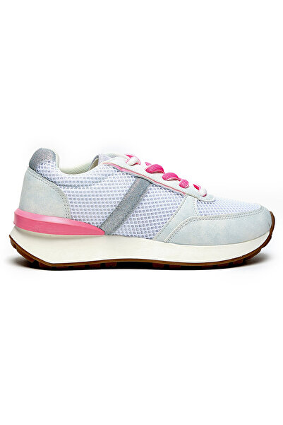 R&B Mesh Detail Lace Up Shoes