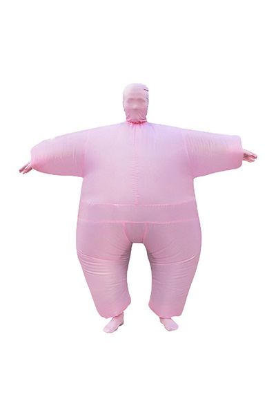 Other Inflatable Full Body Blow Up Costume Suit Pink