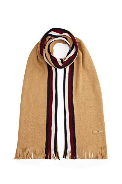 Tommy Hilfiger Men Classic Beige Rwb Rachelle Scarf